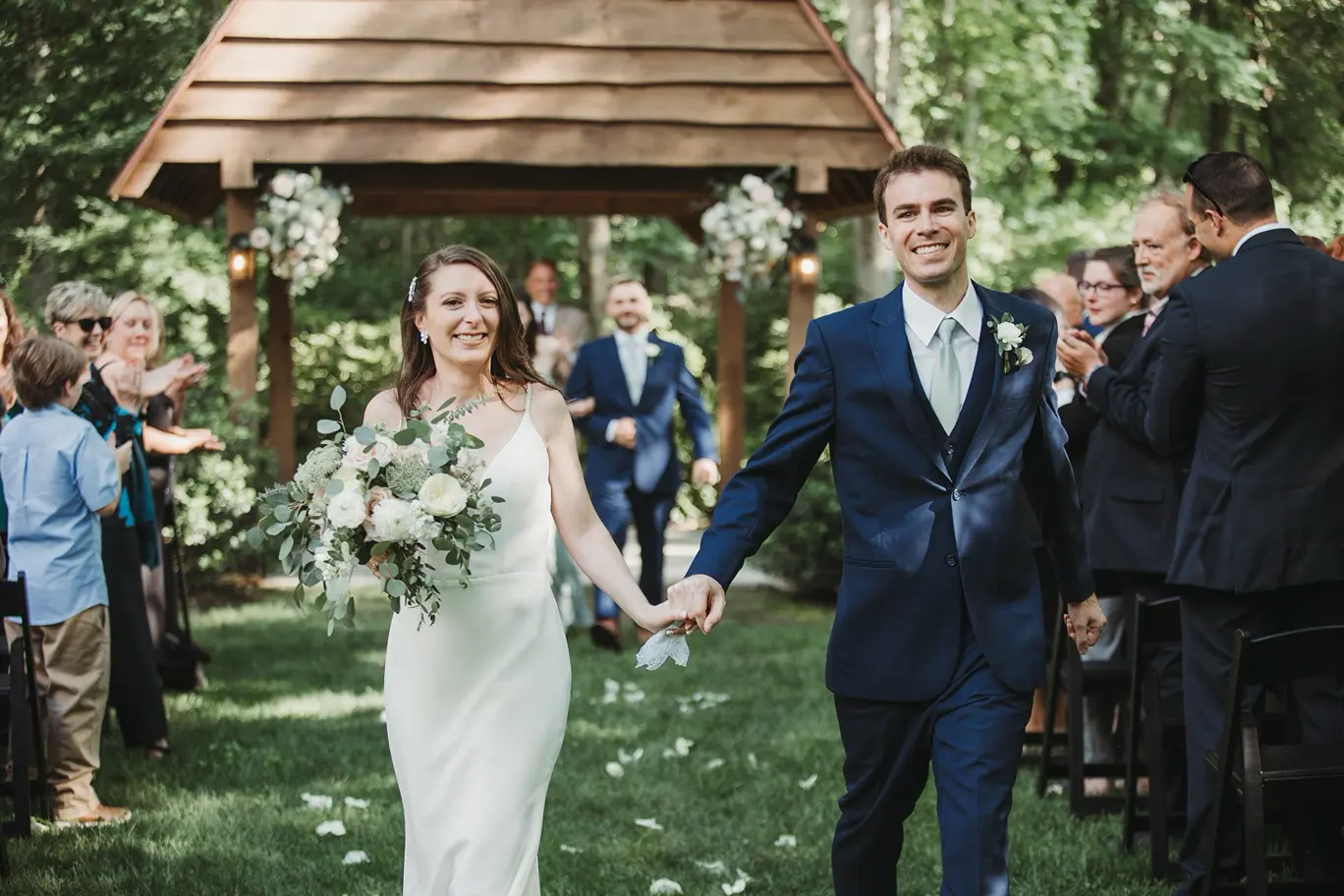 Wedding Ceremony at Stonehurst at Hampton Valley