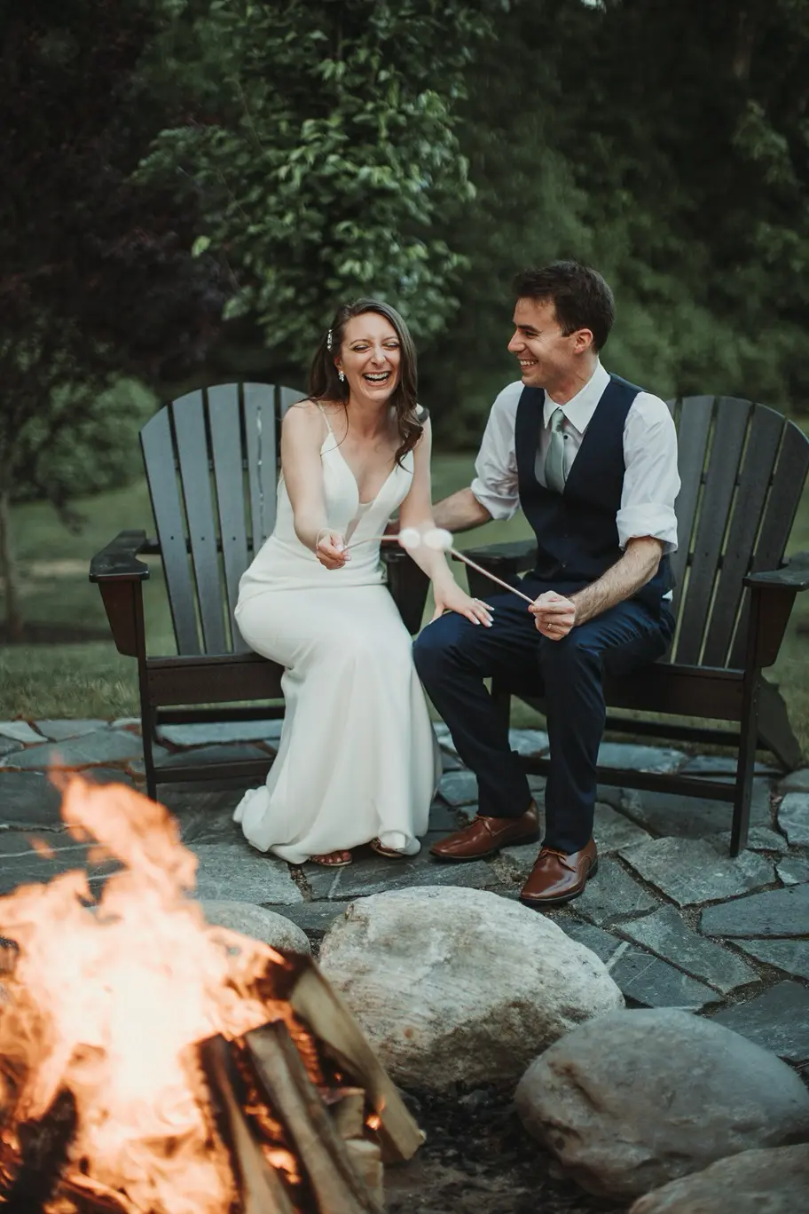 Fun Wedding Reception at Stonehurst at Hampton Valley