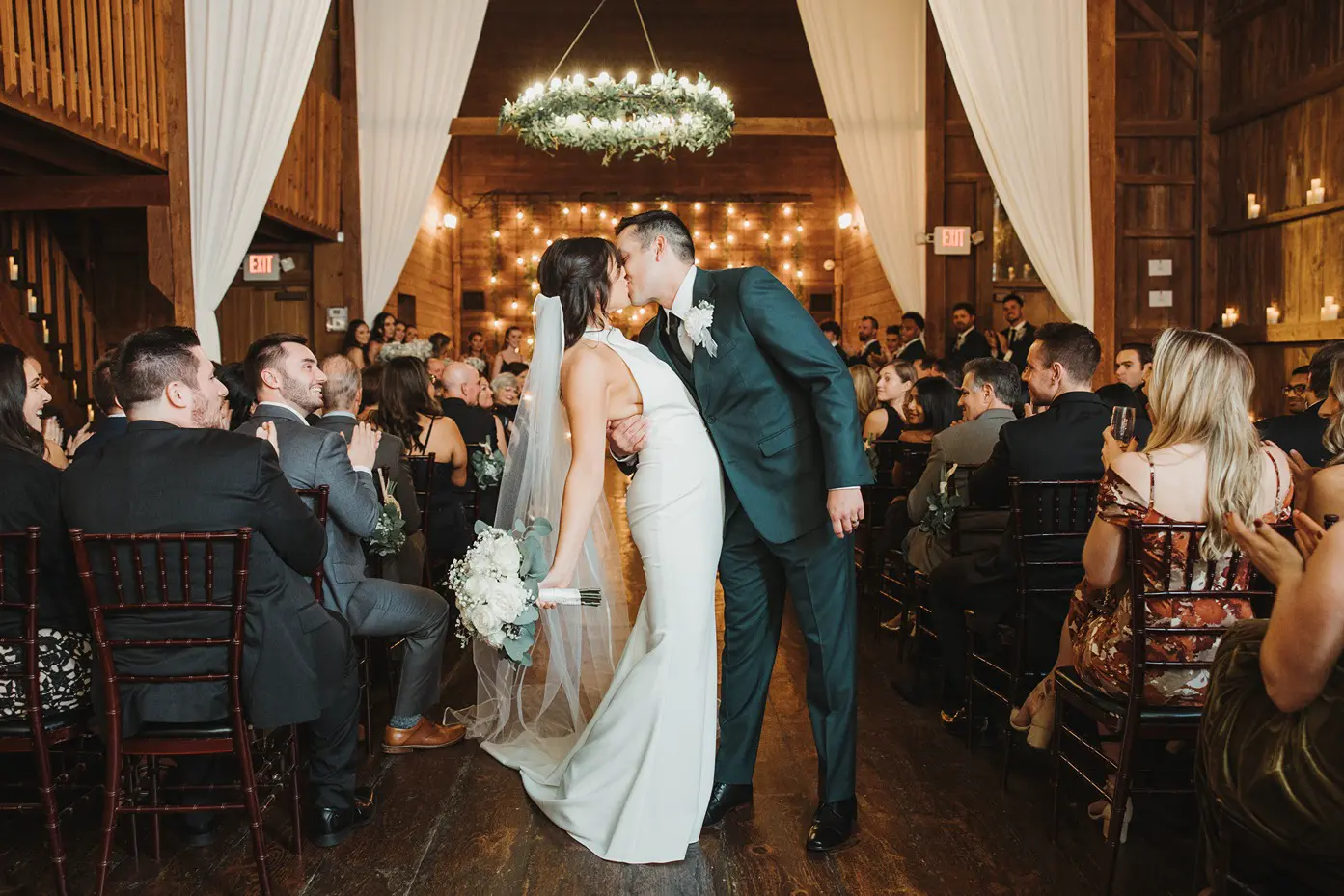 Wedding Reception at The Barns at Wesleyan Hills