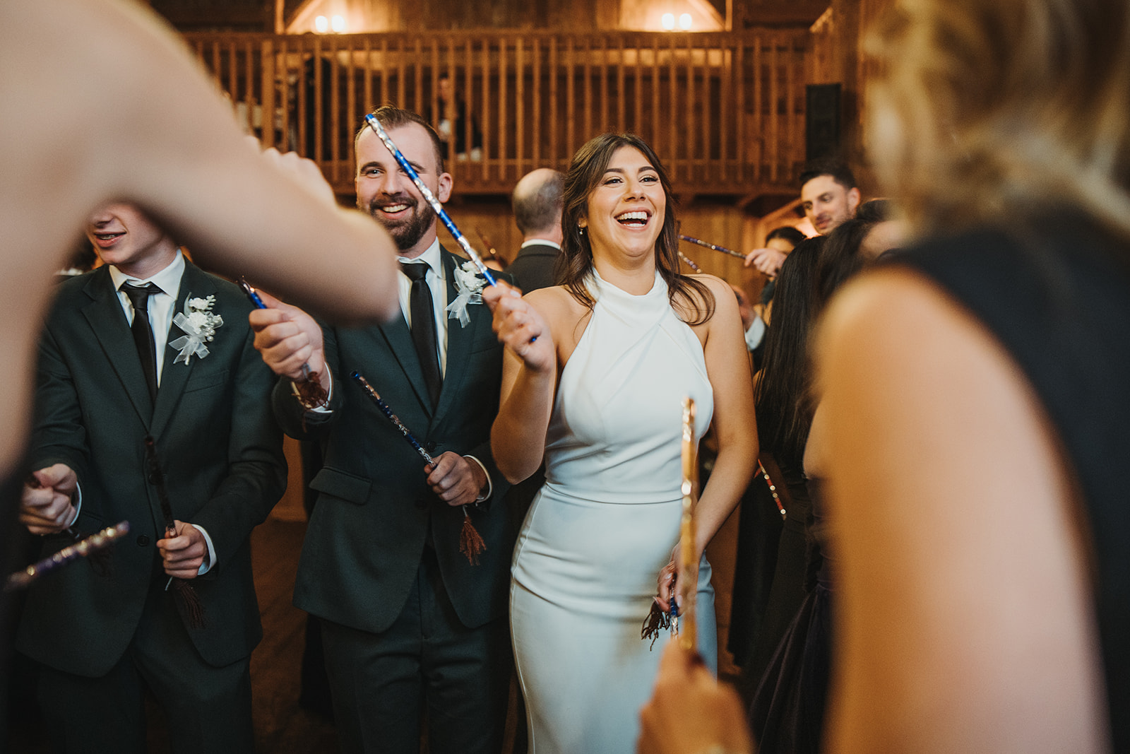 Dandiya Stick Dance at CT Wedding