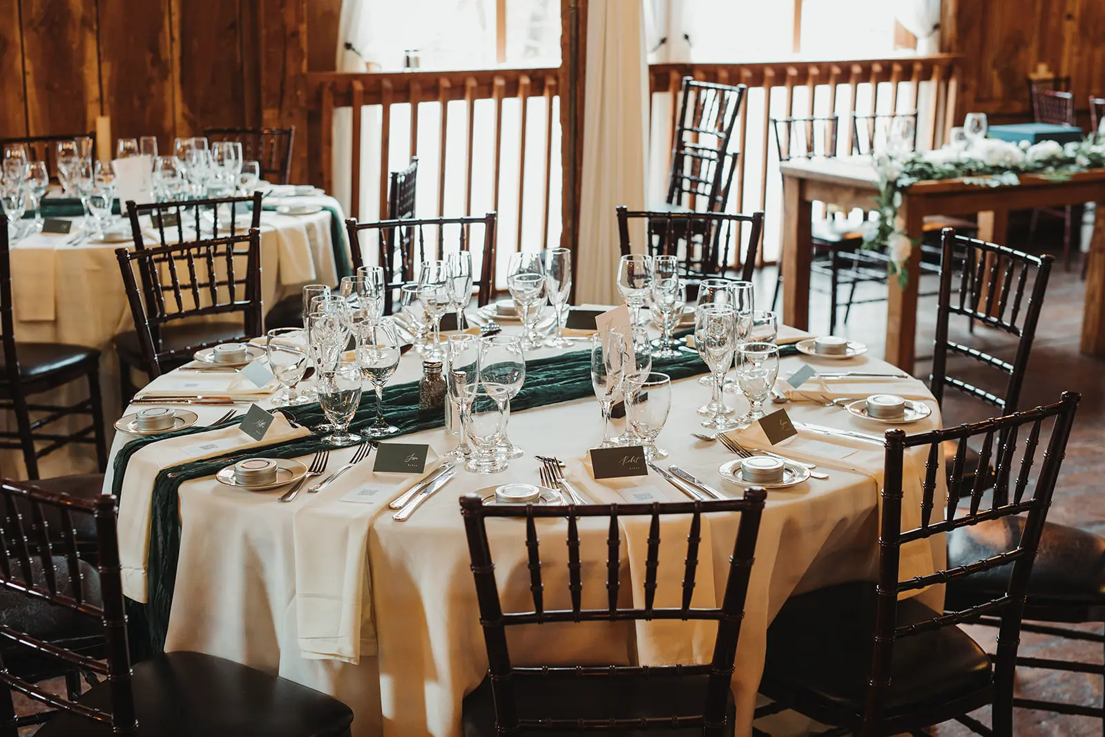 The Barns at Wesleyan Hills Wedding Reception