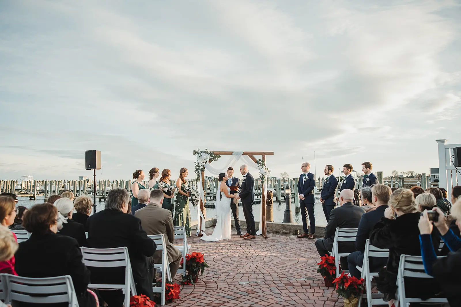 Wedding Ceremony at Saybrook Point Resort and Marina