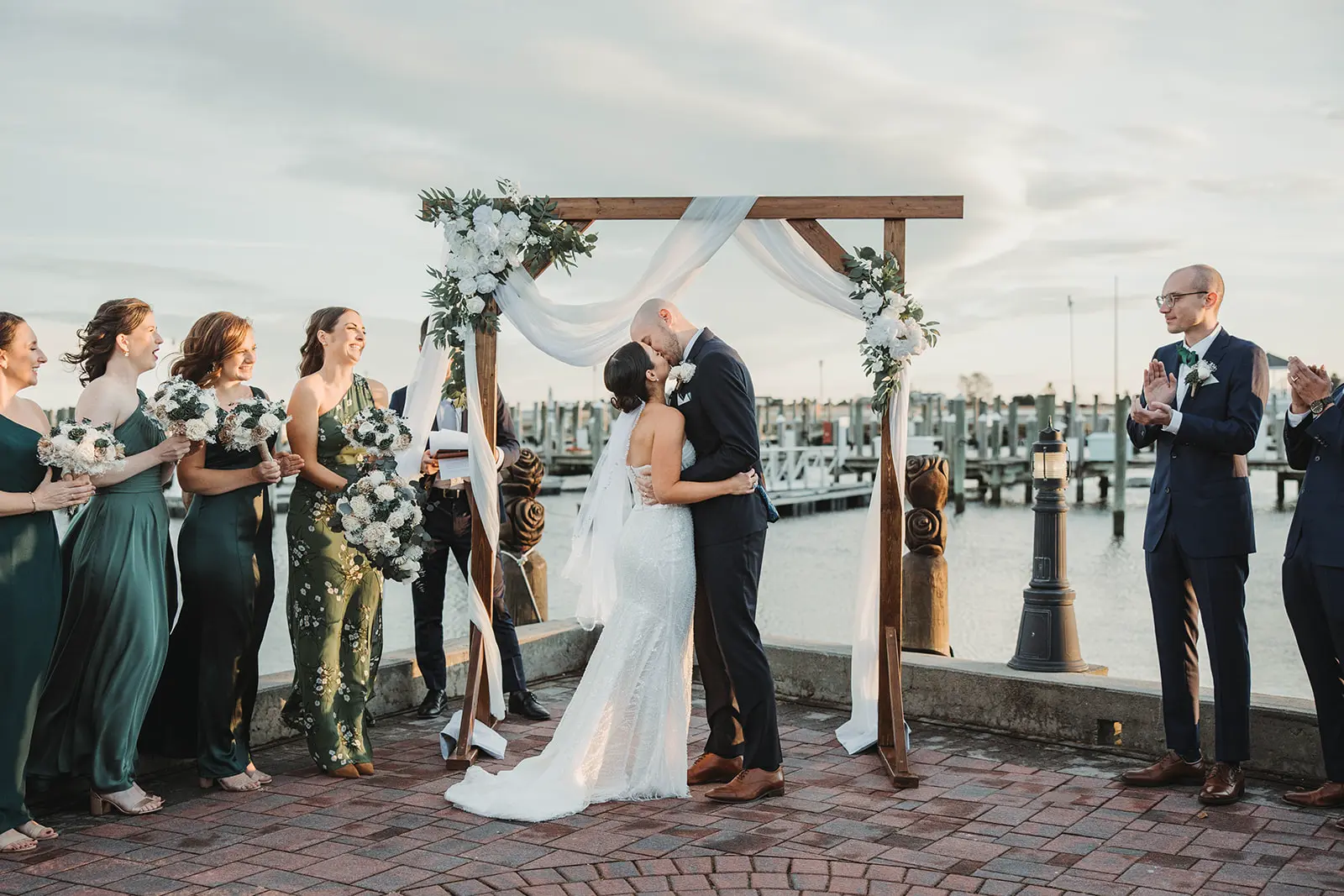 Wedding Vows at Saybrook Point Resort and Marina