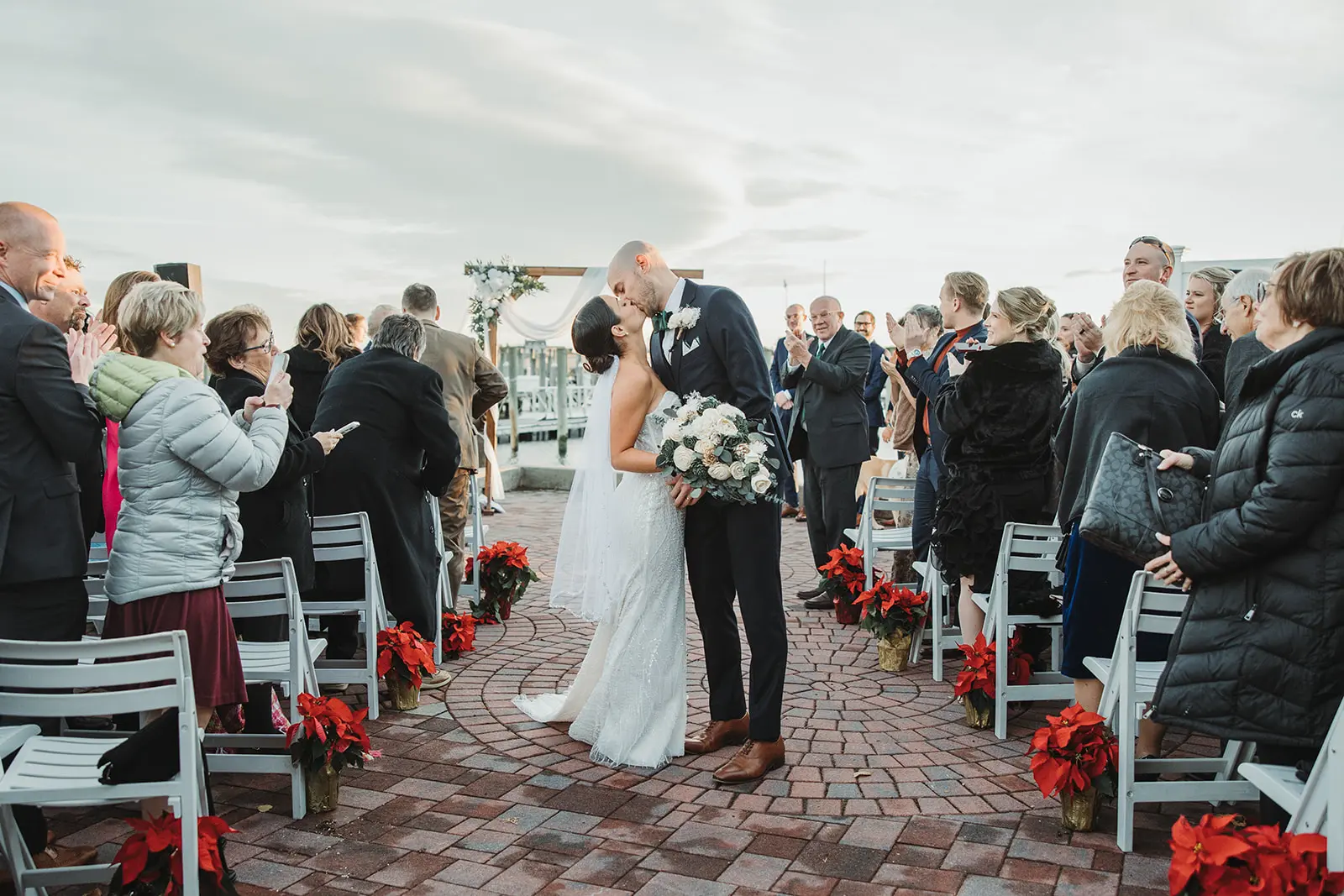 Saybrook Point Resort and Marina Outdoor Wedding Ceremony