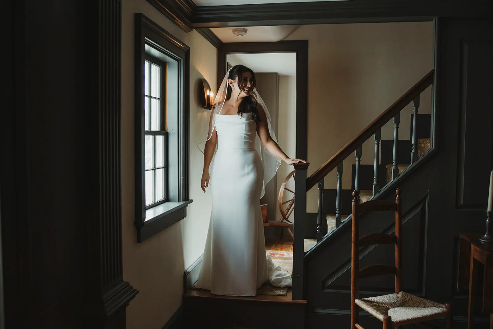 First Look Wedding Photos Smith Farm Gardens