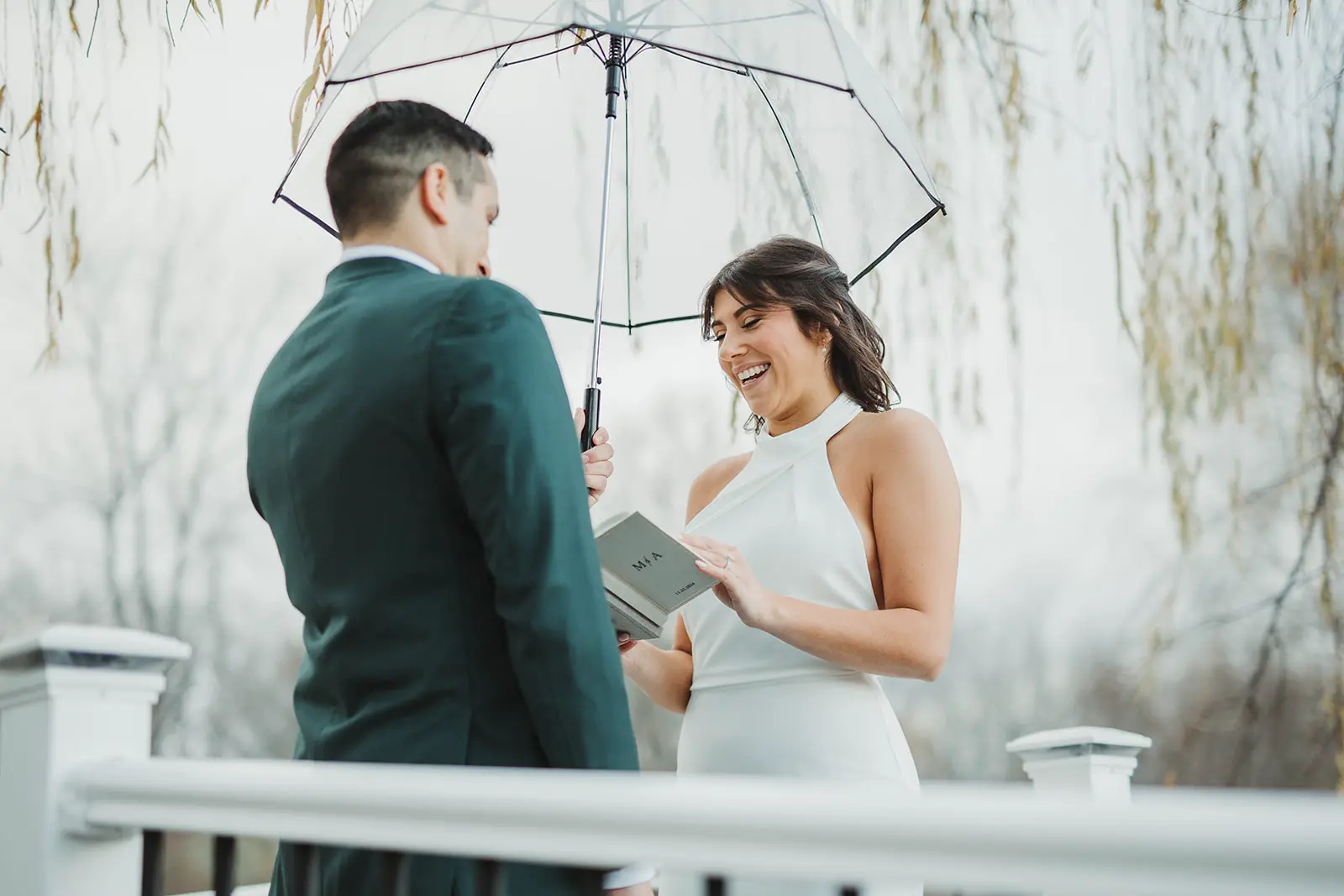 Private Wedding Vows at The Barns at Wesleyan Hills