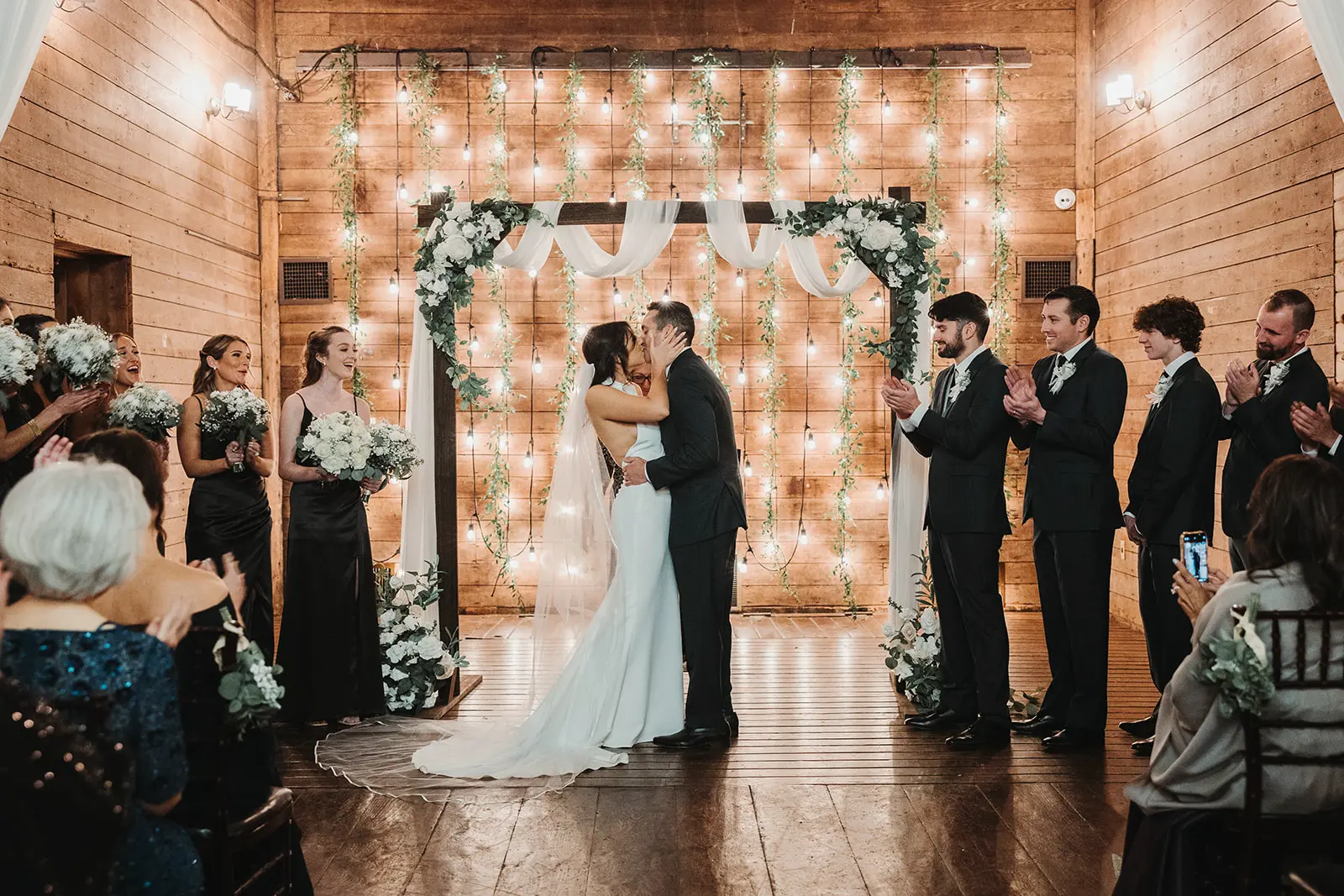 Wedding Ceremony at The Barns at Wesleyan Hills Middletown CT