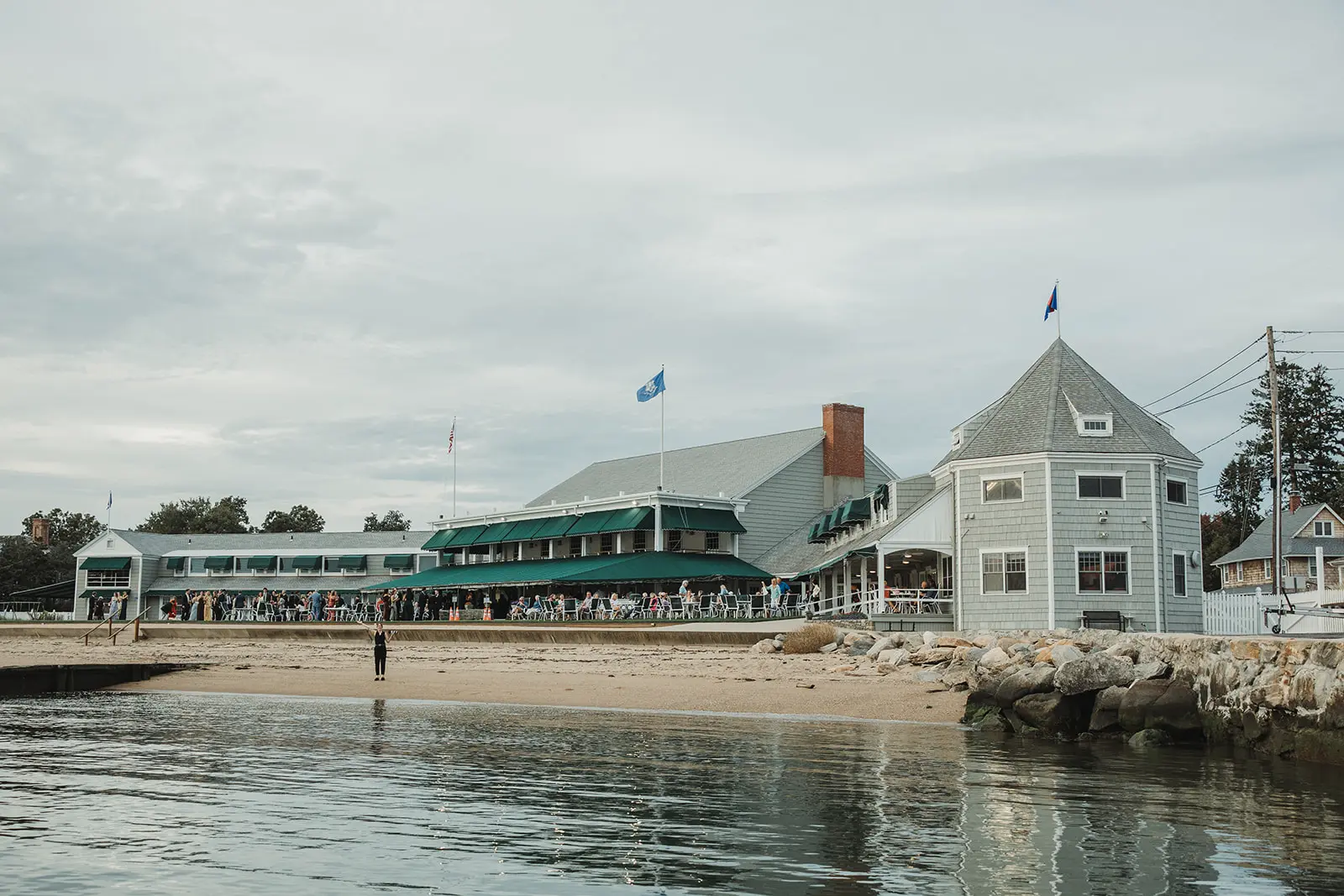 Cocktail Hour at Madison Beach Club Wedding