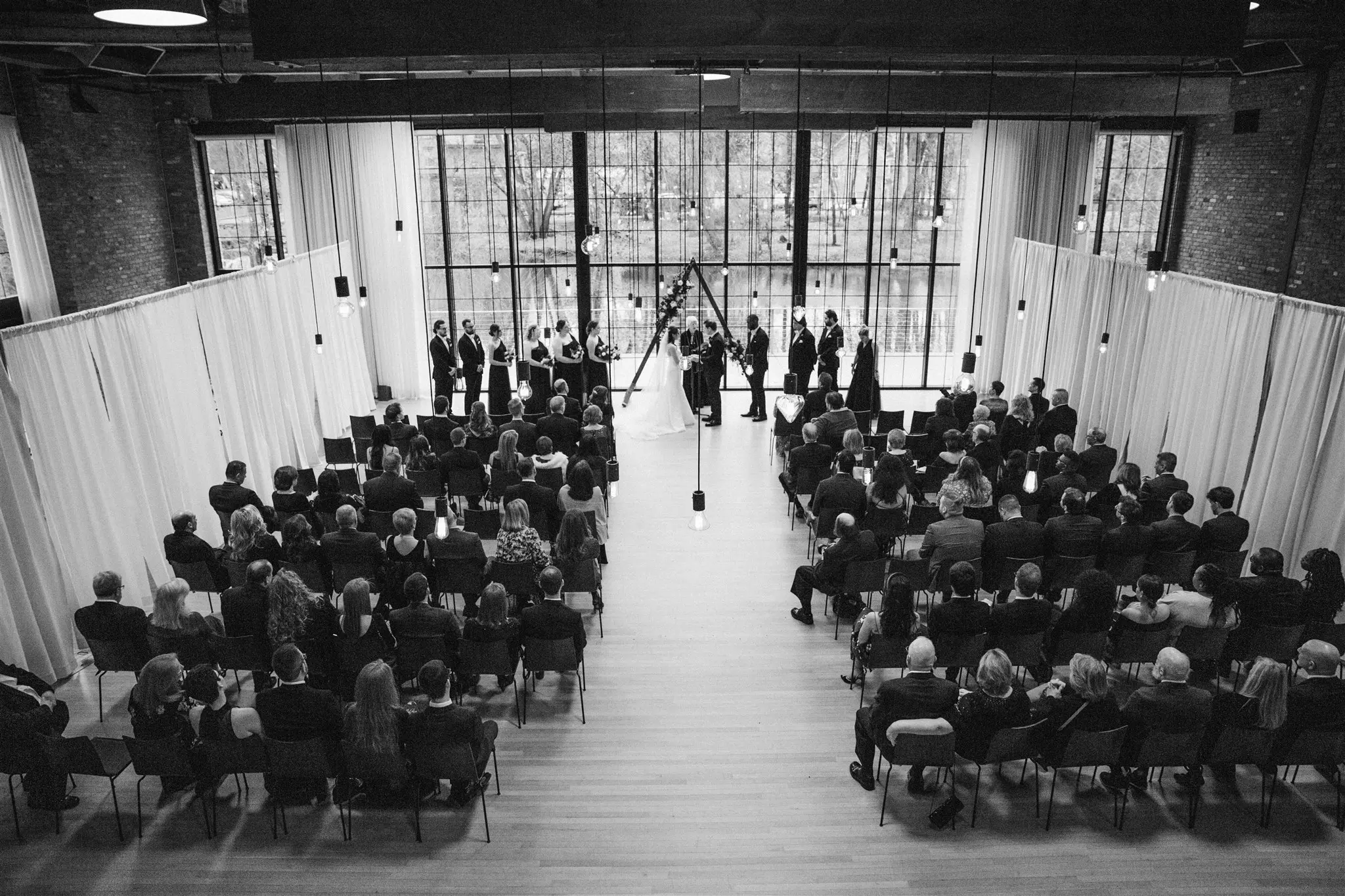 Wedding Ceremony at The Roundhouse at Beacon Falls