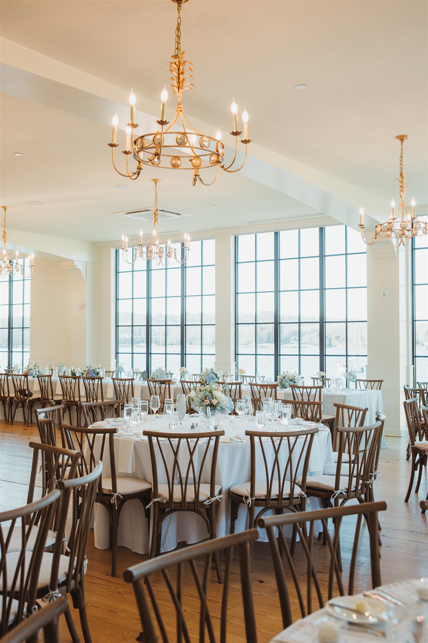Delamar Mystic Hotel Wedding Receptions in the Ballroom