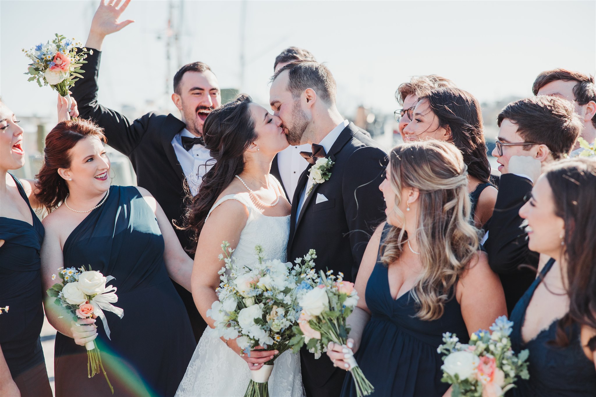Fun Coastal Wedding in Mystic CT