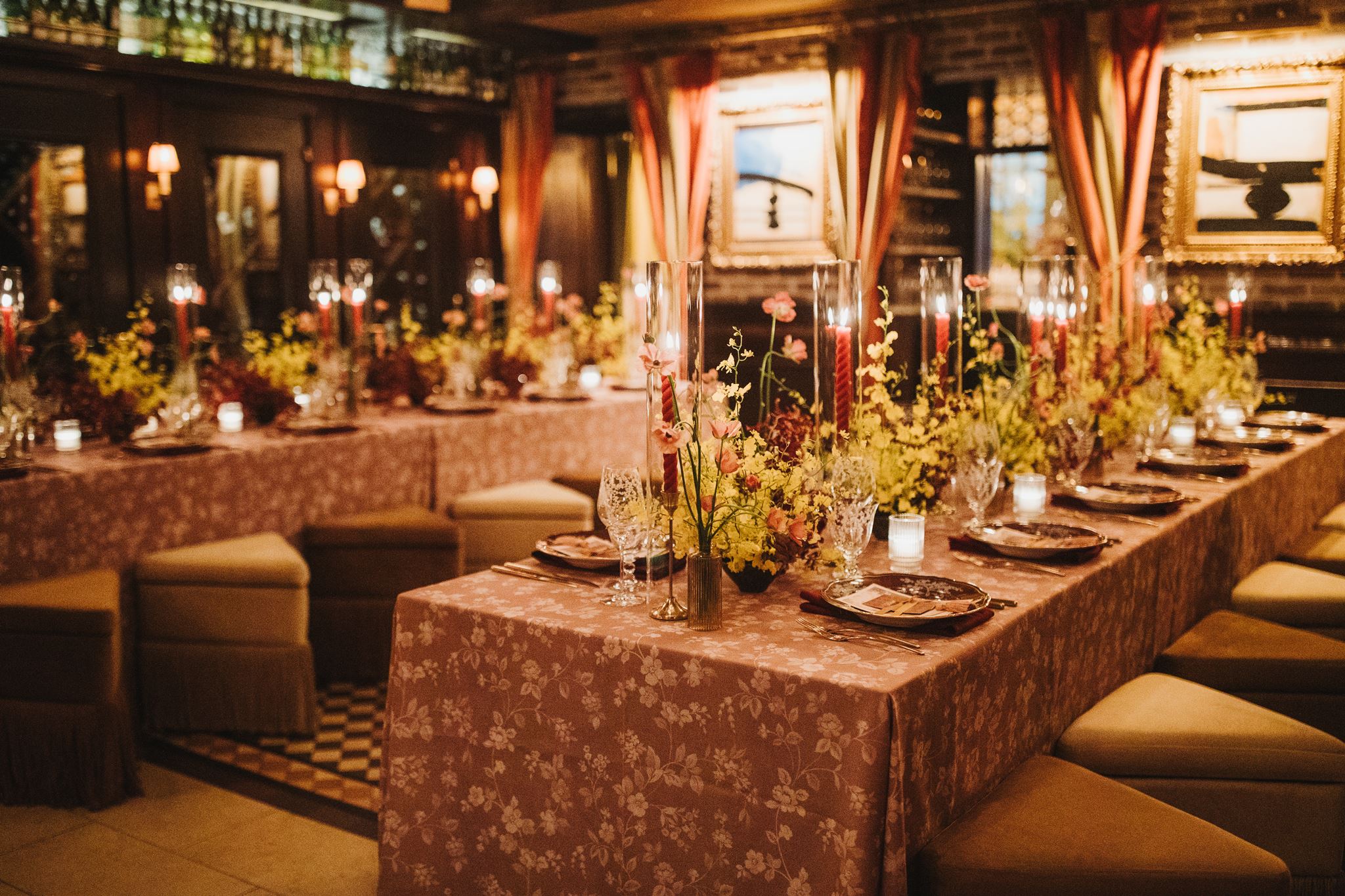 Wedding Reception Setup at Hotel Chelsea NYC
